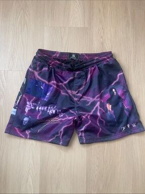 Primitive Skateboards x WWE Deadman Forever Undertaker Mesh Shorts
